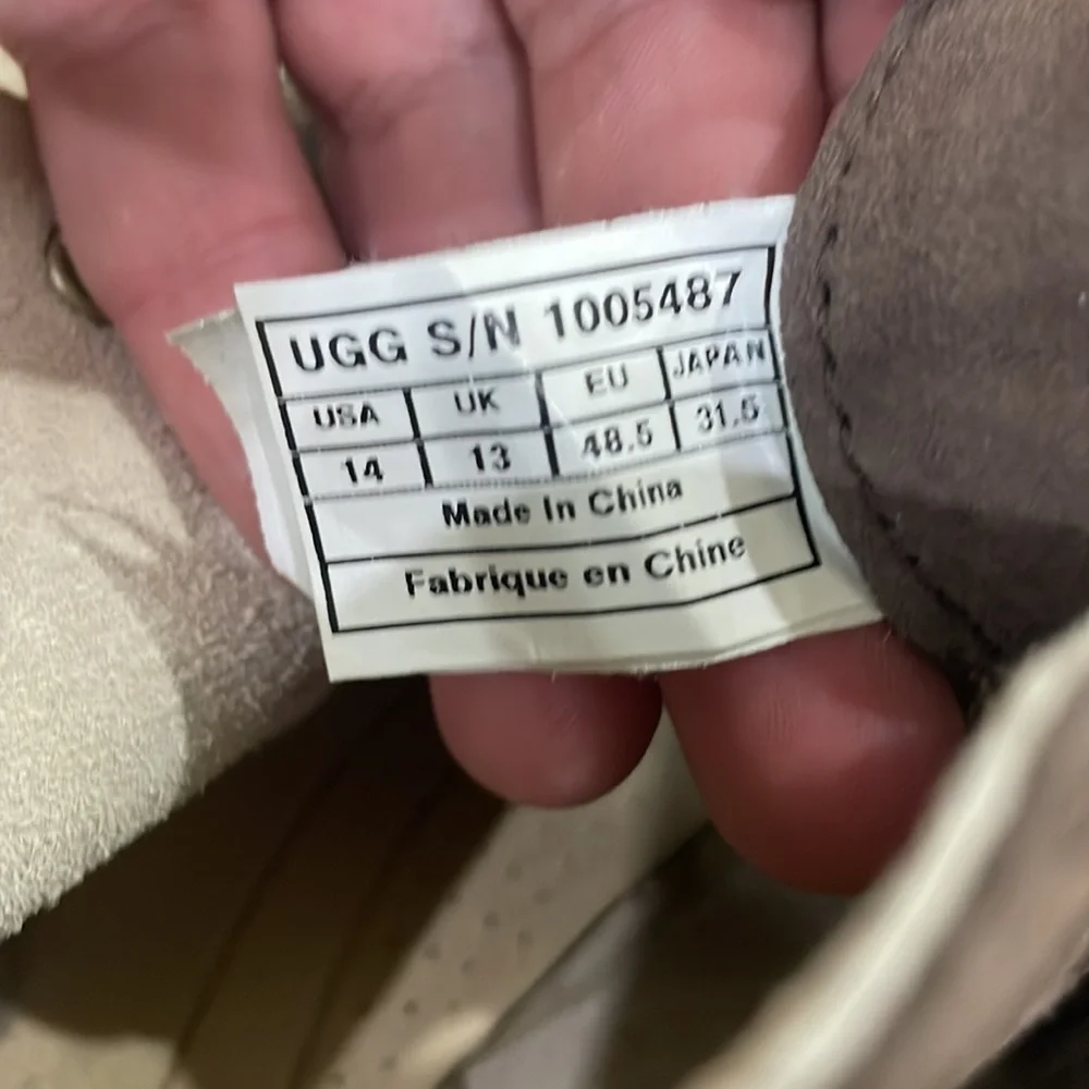 UGG Men's Leighton‎ Suede Chukka Size 14
